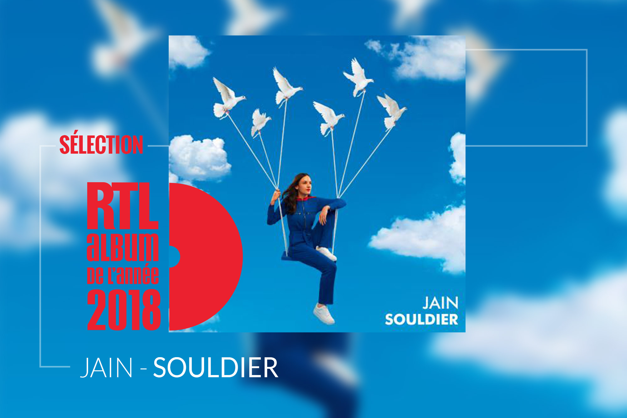Jain en lice pour l'Album RTL de l'année avec Jain en lice pour l'Album RTL de l'année avec