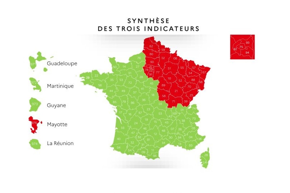 Carte Du Deconfinement Votre Departement Est Rouge Ce Que Cela Signifie