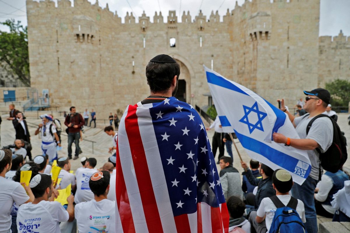 Épingle à Cravate Vintage Israël Drapeau Jérusalem - R13406 - Occasion