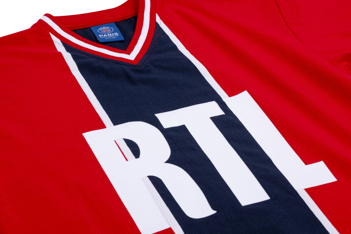 Maillot RTL Vintage Années 1990 - Taille L, N°12, Manches Longues - État Moyen