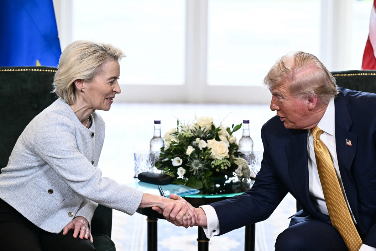 Droits de douane : "L'accord n'est pas encore équitable", dit Donald Trump  avant sa réunion avec Ursula von der Leyen