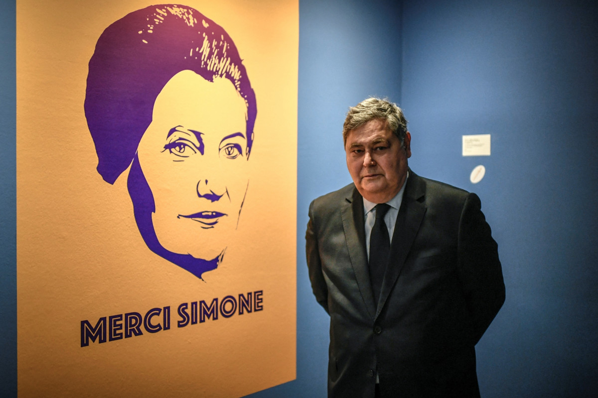 Pierre-François Veil lors d’une exposition dédiée à Simone Veil