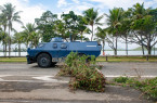 Un véhicule de gendarmerie à Nouméa, en Nouvelle-Calédonie, durant les émeutes, mercredi 15 mai 2024. 