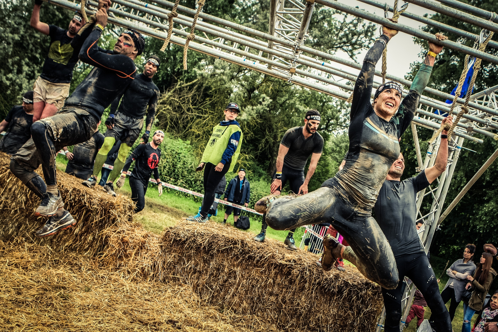 EN IMAGES "Reebok Spartan Race" le parcours du combattant dans la boue