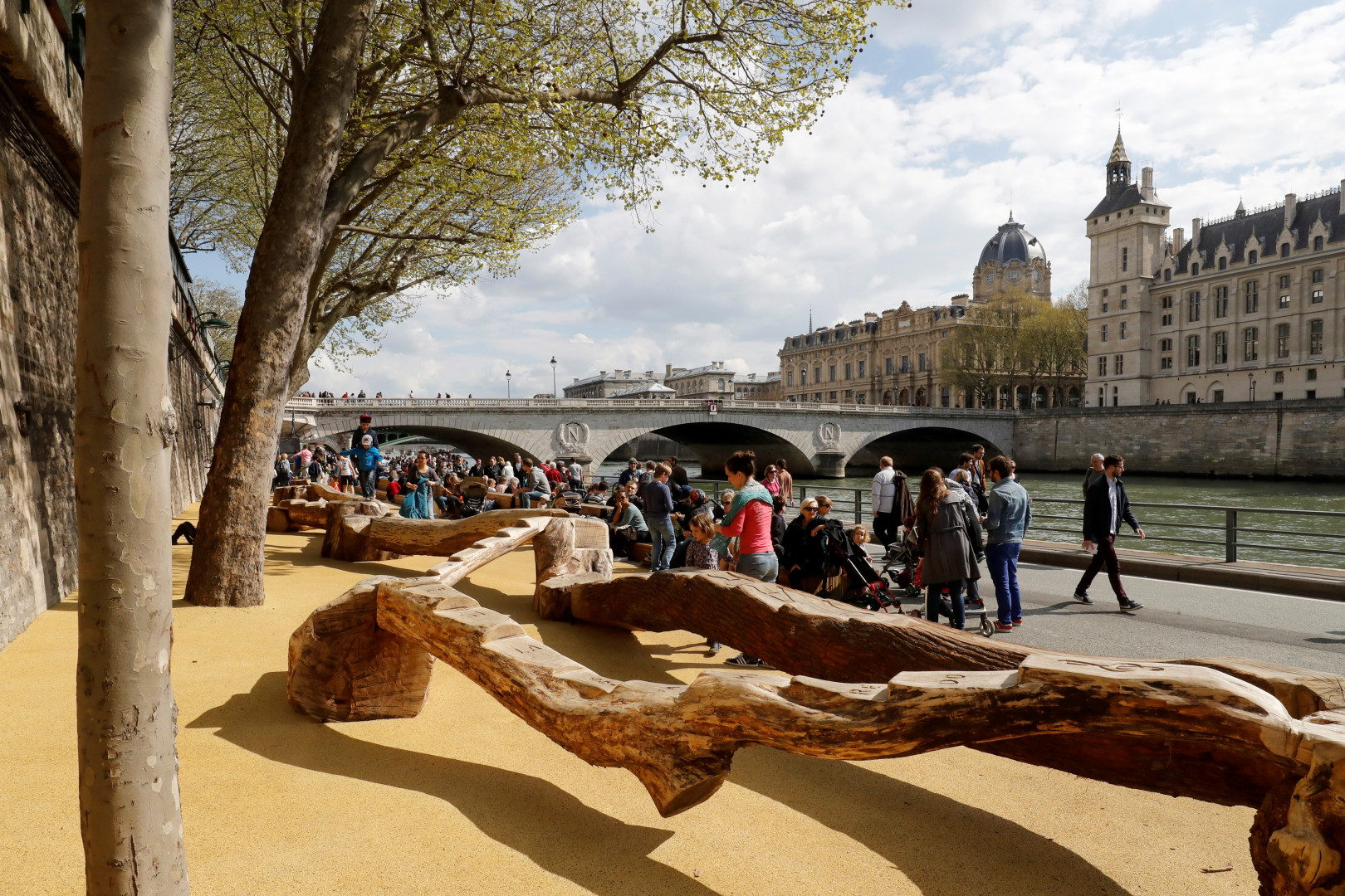 DIAPORAMA Paris le parc des "Rives de Seine" inauguré
