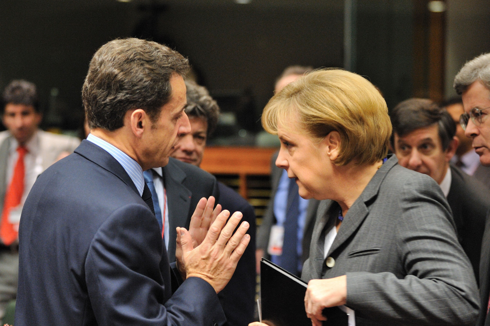 1ere rencontre sarkozy merkel