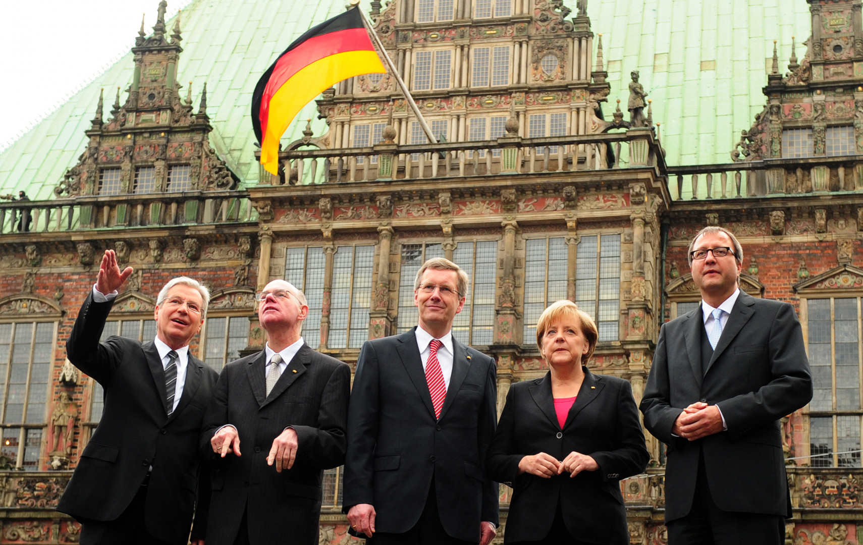 L'Allemagne célèbre les 25 ans de sa réunification L'Allemagne célèbre les 25 ans de sa réunification