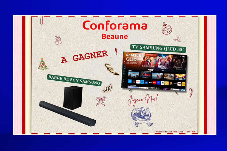 Cette semaine, Fun Radio Bourgogne votre TV Samsung et sa barre de son