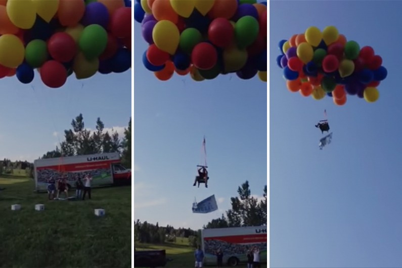 VIDÉO Il tente de reproduire le dessin animé "LàHaut" avec 120