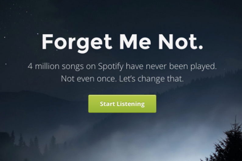 Forgotify Spotify : Forgotify, le site qui relève les chansons jamais écoutées