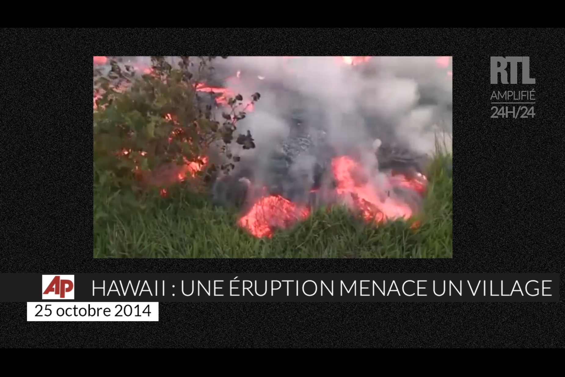 VIDÉO À Hawaï, une coulée de lave menace un village — free download