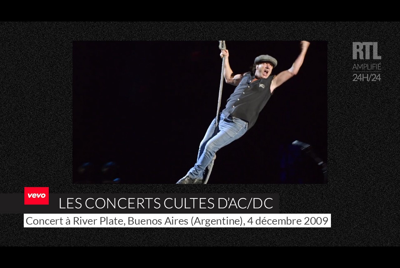 VIDÉO Les concerts cultes du groupe AC/DC