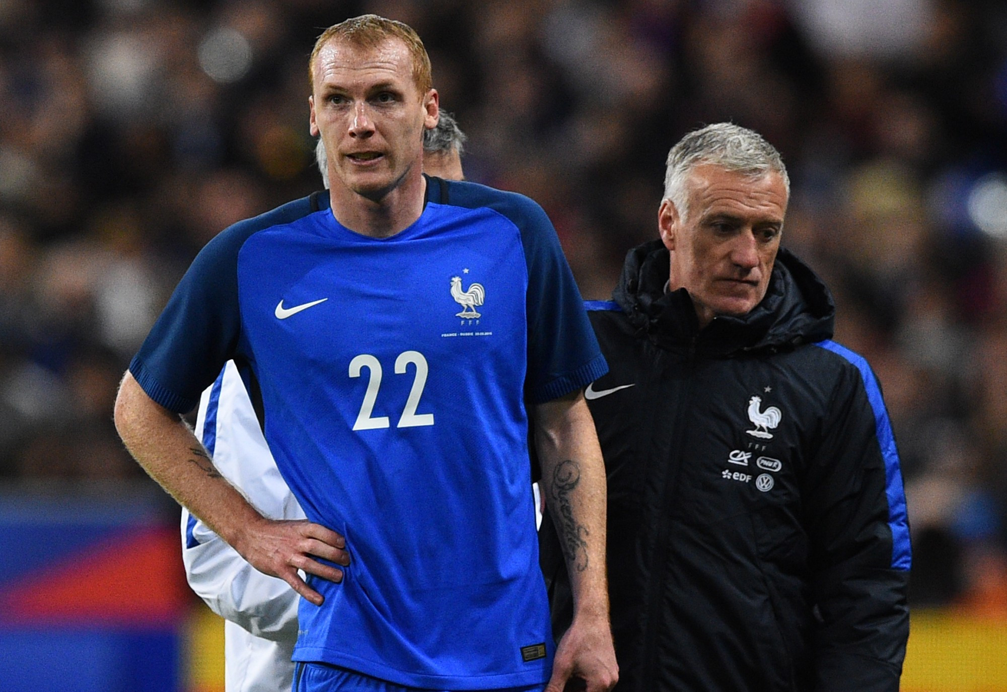 Euro 2016 : Jérémy Mathieu touché au ménisque du genou droit