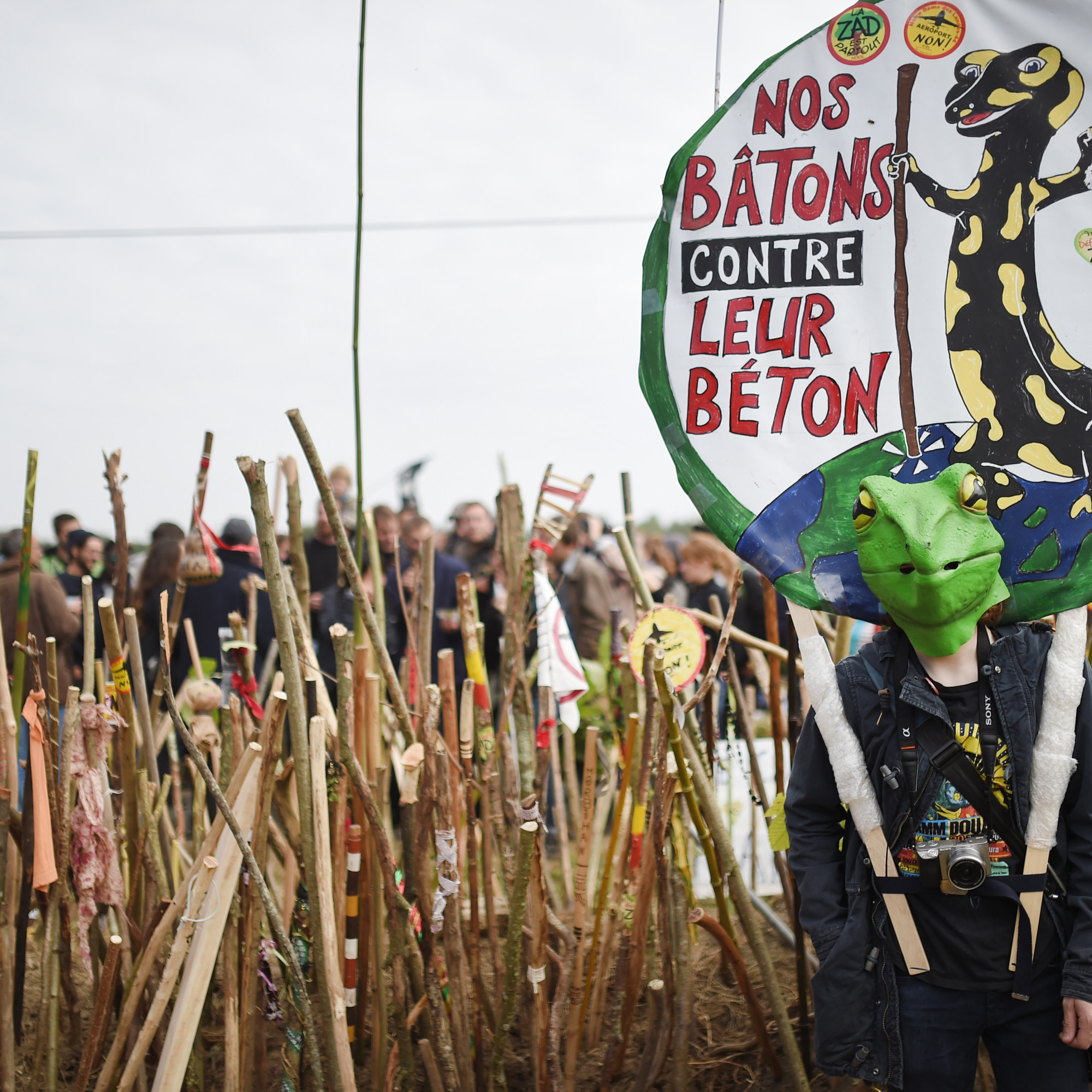 NotreDamedesLandes les opposants pour défendre la "Zad"