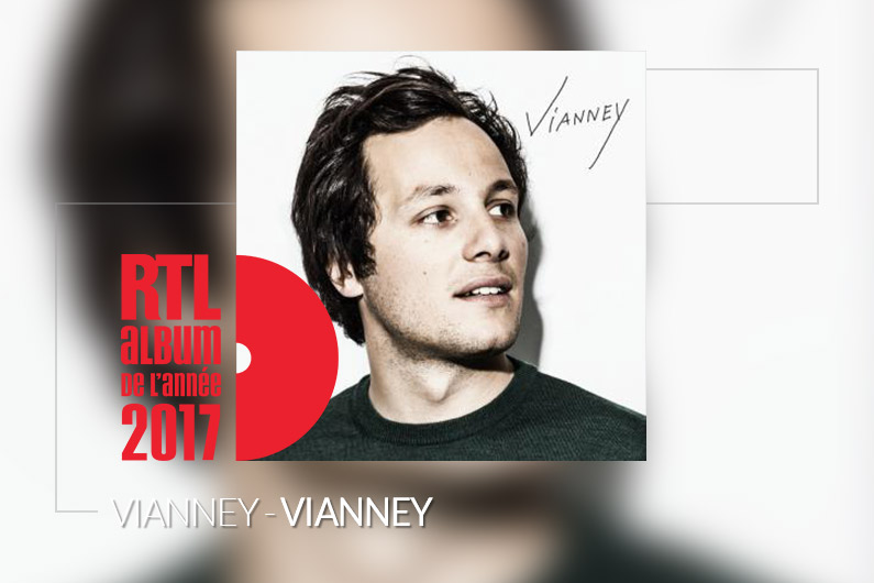 Vianney en lice pour l'Album RTL de l'année avec son album éponyme