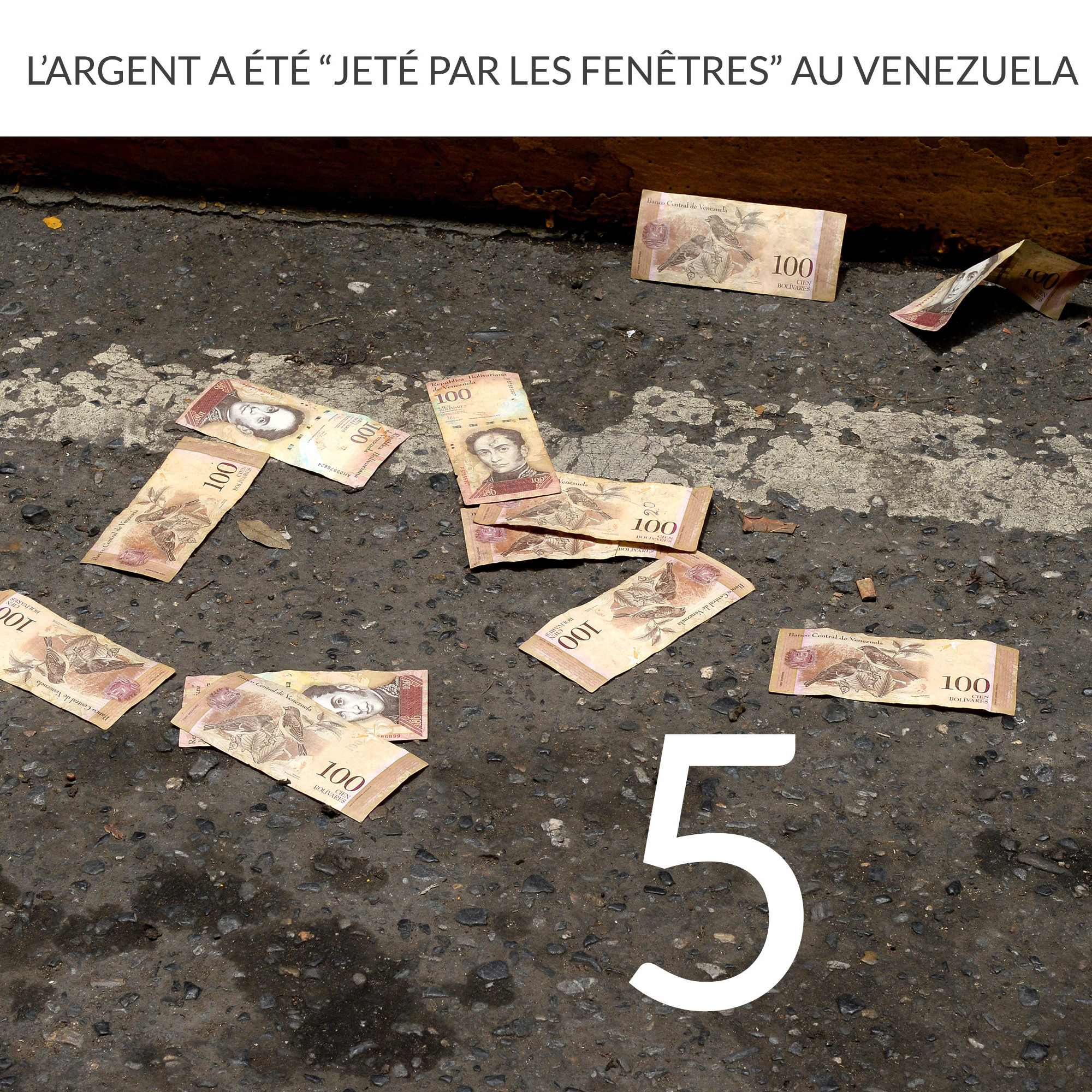 Venezuela dévalué, le nouveau bolivar a été mis en circulation