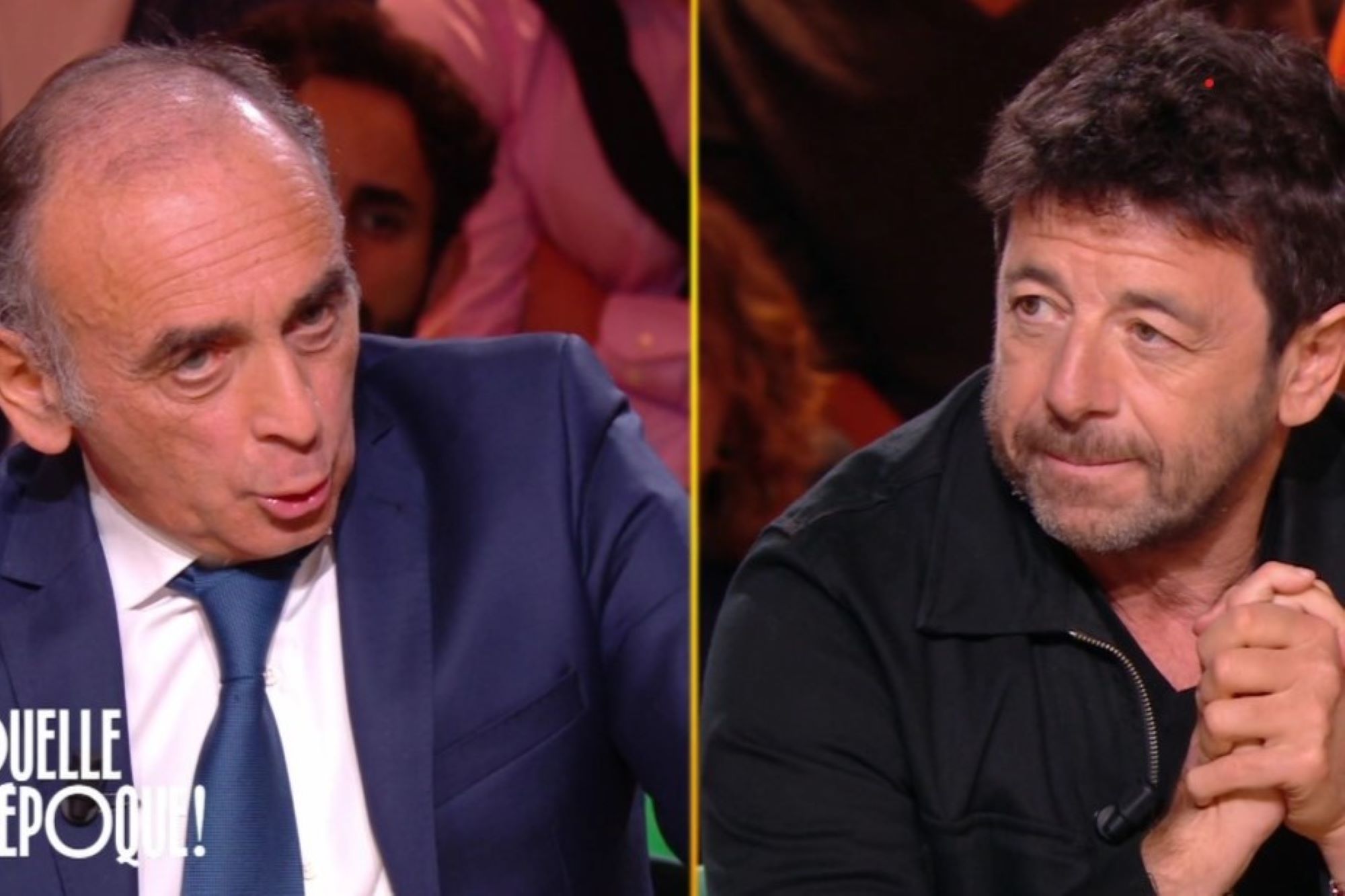 Quelle époque !" : "Vous divisez les gens", affirme Patrick Bruel face à Éric  Zemmour