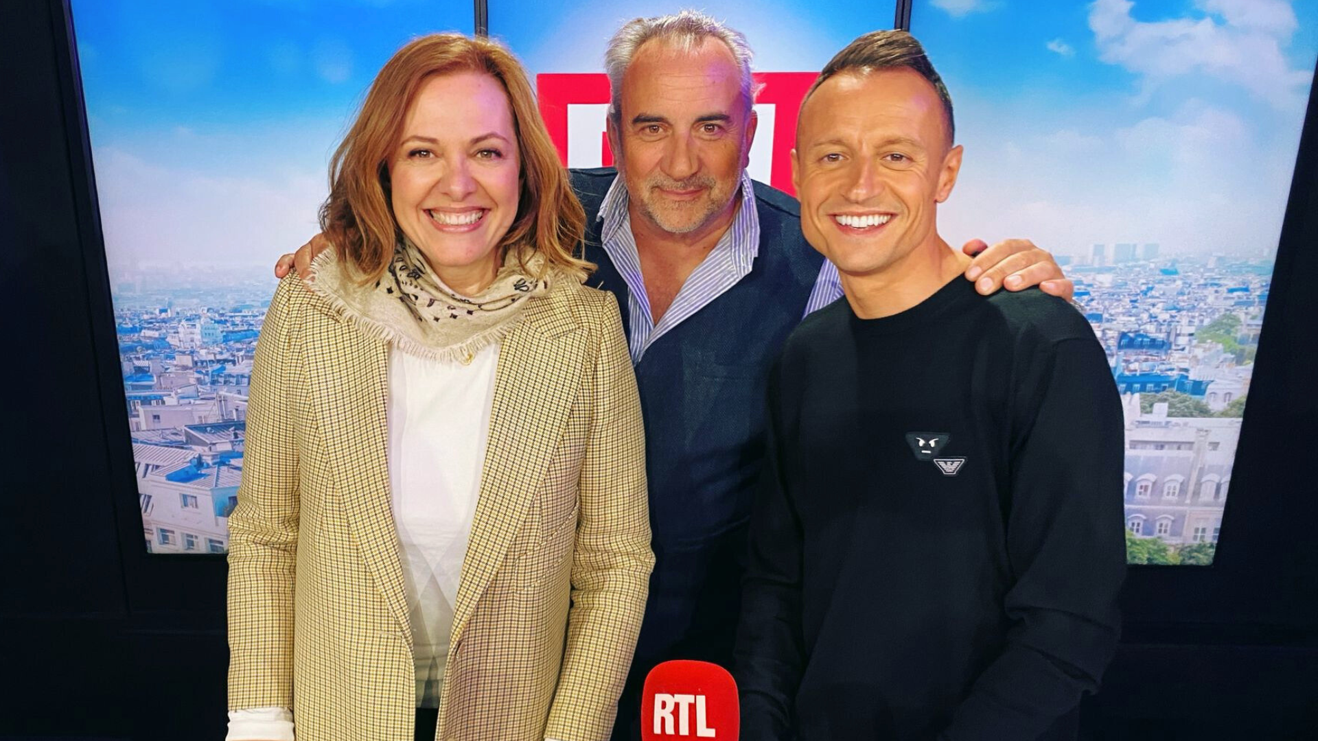 Antoine Duléry on RTL: Cover with Johnny