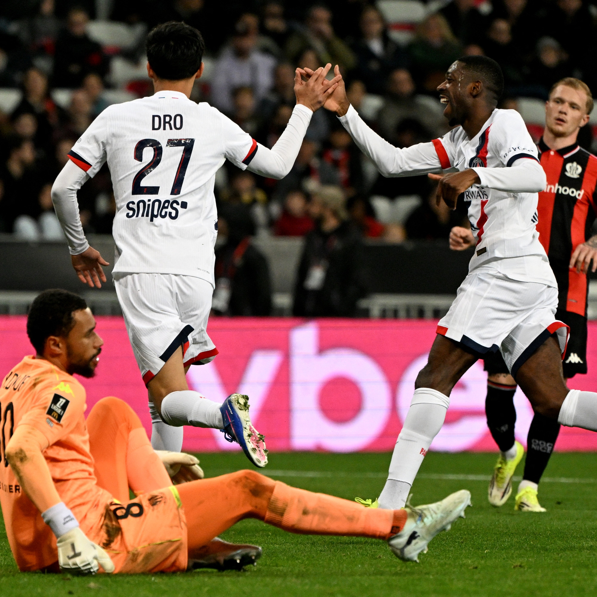 Ligue 1: PSG outclasses Nice and regains top spot in the championship