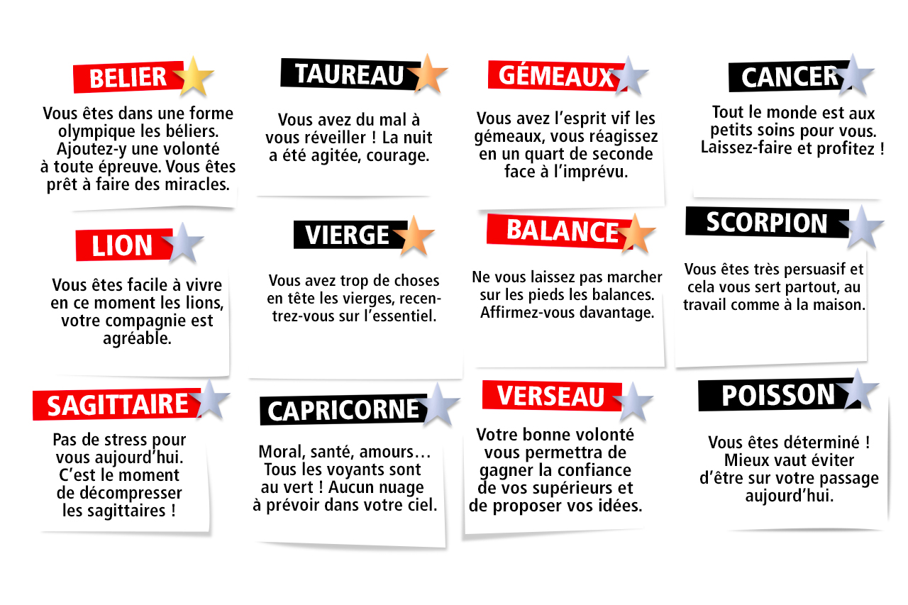 L'horoscope du Double Expresso du jeudi 8 juin 2023