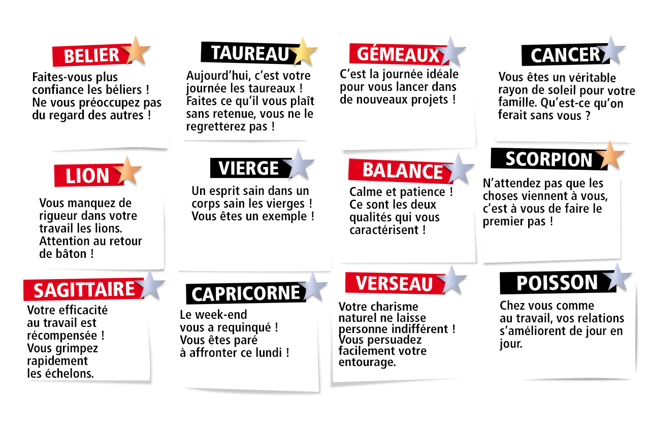L'horoscope du Double Expresso du lundi 4 décembre 2023