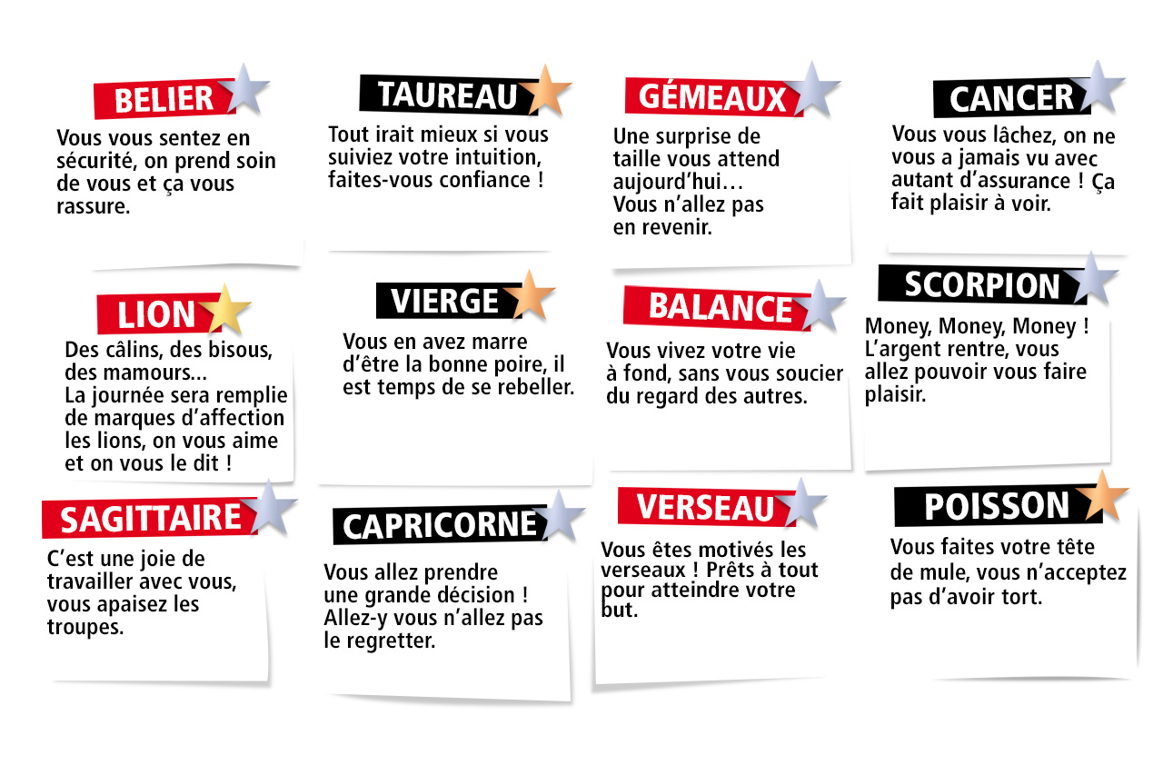 L'horoscope du Double Expresso du vendredi 26 janvier 2024
