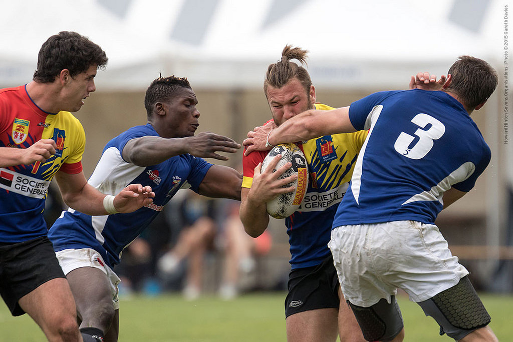 Maillot Arbitre Rugby HOWARD HINTON SEVENS 2022 - 25 Ans - Trakiax Noir XXL