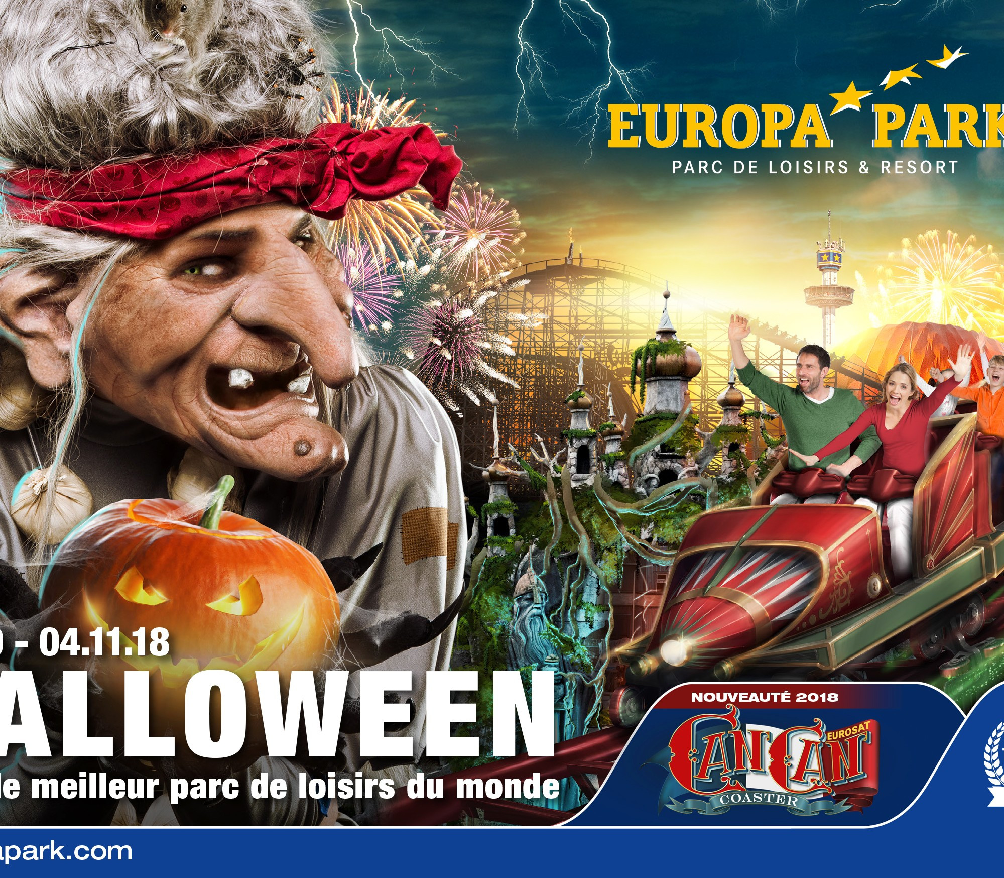Halloween à Europa Park avec RTL2.