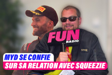 Myd en interview lors de la 3e édition du GP Explorer de Squeezie