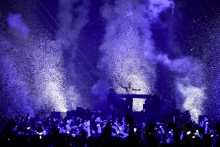 Morten lors de son mix à Fun Radio Ibiza Experience