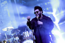The Weeknd lors d'un concert aux États-Unis