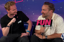 David Guetta en interview sur Fun Radio à Tomorrowland