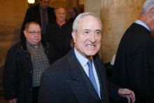 Jean Tibéri, maire du Ve arrondissement de Paris, le 12 novembre 2012