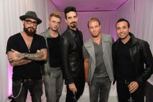 Les chanteurs AJ McLean, Nick Carter, Kevin Richardson, Brian Littrell et Howie Dorough du groupe The Backstreet Boys