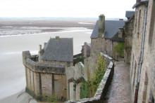 Sur les hauteurs du Mont Saint-Michel