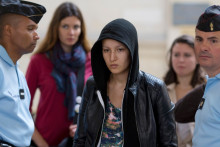 Amina Sboui à Paris, le 11 juillet 2014.