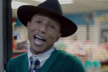 Pharrell Williams bat des records grâce à son morceau "Happy"