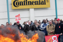 Les ex-salariés de Continental ont obtenu gain de cause, le motif économique de leurs licenciement a été invalidé par la justice (Archives).