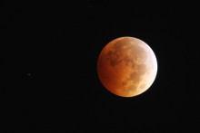 La "lune de sang" vue depuis Los Angeles