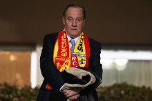 Le président du RC Lens Gervais Martel a assuré que l'État azéri souhaitait "aider" le club. (archives)