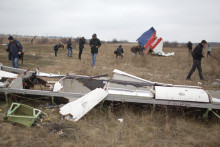 Les débris du vol MH17, abattu le 28 juillet 2014 alors qu'il survolait l'Ukraine.