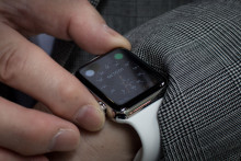 Une montre connectée d'Apple (illustration)