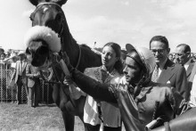 Le jockey Yves Saint-Martin le 14 juin 1976
