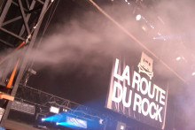 Une scène du festival La Route du Rock en août 2010