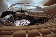 Le bâtiment de la Philharmonie de Paris dessiné par Jean Nouvel