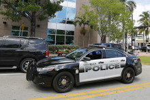 Une voiture de police américaine à Miami en Floride (illustration)