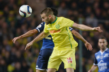 Lucas Deaux sous les couleurs de Nantes en octobre 2015