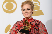 Adele lors de la cérémonie des Grammy Awards en 2013