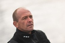Kevin Escoffier à Lorient le 6 octobre 2020