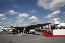 Emmanuel Macron avait présenté le projet "Scaf" au salon du Bourget 2019.